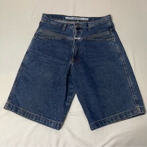 Marithe Francois Girbaud Blue Denim Jean Shorts